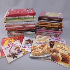 Backen Desserts Rezepte 36x Buch Backbuch Kuchen Torten Konvolut Sammlung Paket
