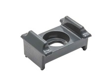 10x Alu Zaunpfosten Halterung Anthrazit Pfosten Halterung Aluminium Böckchen