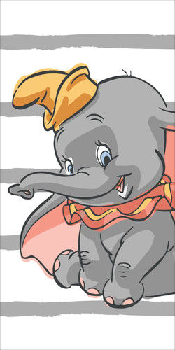 Disney dumbo duschtuch - disney,