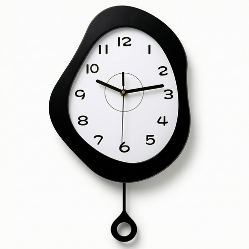 Wanduhr mit pendel modern - wanduhr,