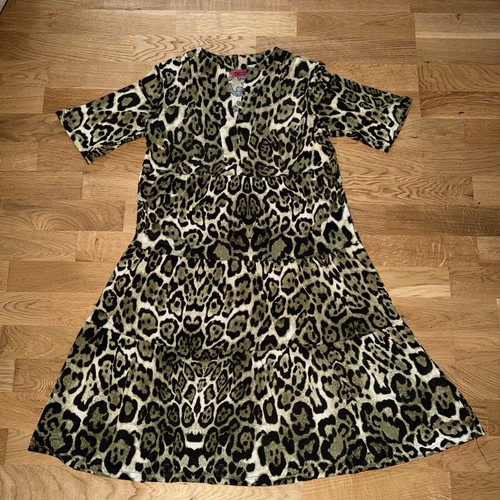 Damen kleid leo animalprint - leo,
