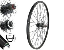 Hinterrad 26 Zoll Disc MTB schwarz 8,-9,-10 fach 6 Loch Scheibenbremse Laufrad