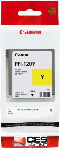 Canon pfi 120y yellow ink - canon, pfi-120y