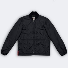 Prada Black Nylon Down Padded