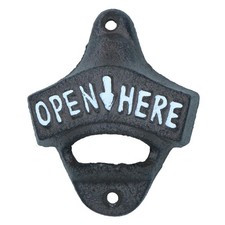 Hier öffnen Flaschenöffner