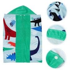  Kapuzenhandtuch Strandwickel Kinder Kinder Großer Poncho Kapuzenbad Badetuch