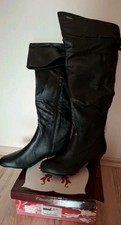 Overknee Stiefel schwarz Gr. 41  Neu II. Wahl