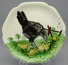Villeroy & Boch Schramberg: toller Majolika/ Keramik Sammel Teller Henne + Küken