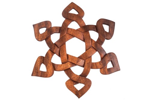 Wandbild keltische triskele - keltische,