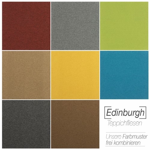 Nylon teppichfliesen edinburgh - nylon,