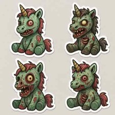 Zombie unicorn toy doll 4
