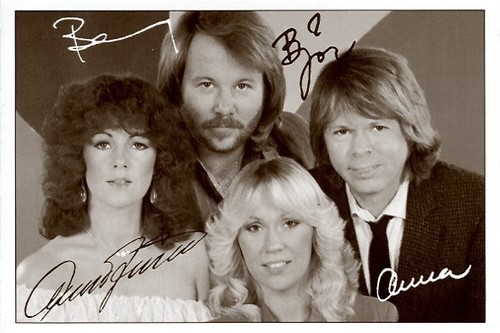 Abba autogramme pop - abba, ++autogramme++