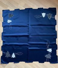 Tischdecke Weihnachten Weihnachtstischdecke Mitteldecke Nachtblau