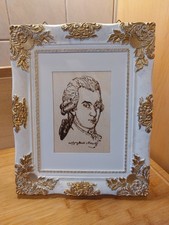 Brandmalerei Mozart Bild