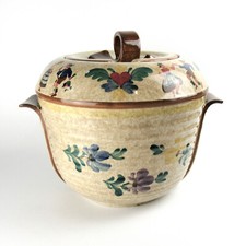 Villeroy & Boch Steingut Bowle 40er 50er Jahre Pottery Punch Bowl Bäuerlich V&B