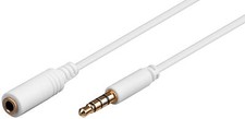 Audio Verlängerungs Kabel Verlängerung 3,5 mm Stecker Klinke auf 3,5 mm Buchse