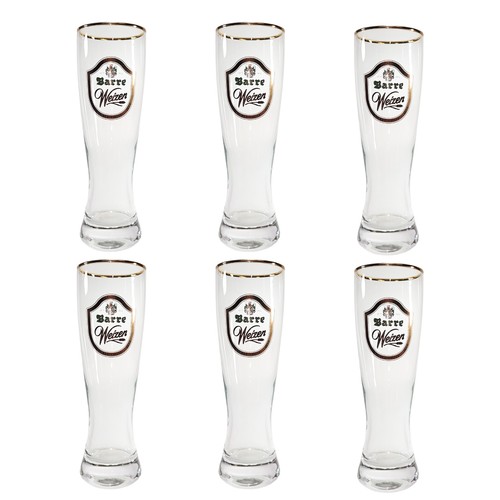 Barre bräu bierglas - 6x,