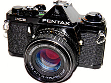 FOTOAPPARAT PENTAX ME BLACK MAGIC OBJEKTIV SMC PENTAX 1,7/50 mm NEUWERTIG!