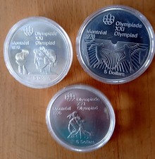 9 x 5 Dollar Münzen Olympia