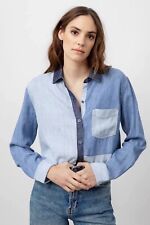 Rails Ingrid shirt Patchwork Denim Size XS