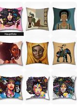 Exotische Eleganz: Afrikanische Muster Kissenbezug 45x45 cm - 100% Baumwolle