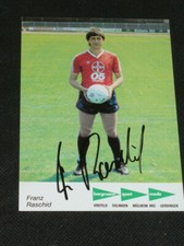 Franz Raschid - Bayer Uerdingen Autogrammkarte 1984/85 - orig. signiert