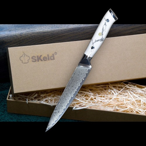 Damast allzweckmesser - allzweckmesser, |