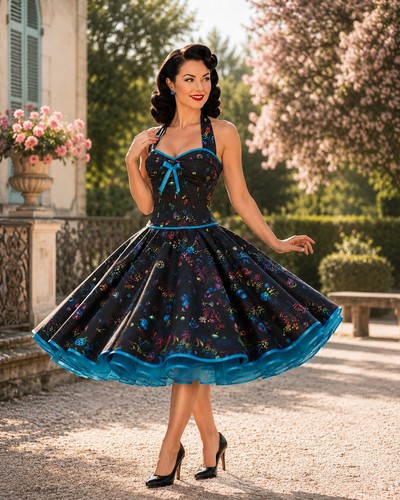 Petticoat kleid 50er jahre - petticoat,