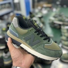 New Balance NB574 Stone Island Grün-Sneaker Unisex Freizeit Laufschuhe Freshgood
