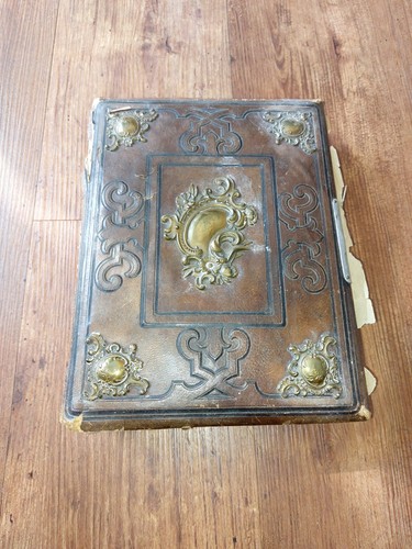 Antikes fotoalbum jugendstil - antikes,