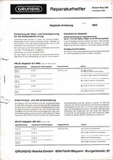 Service manual for Grundig