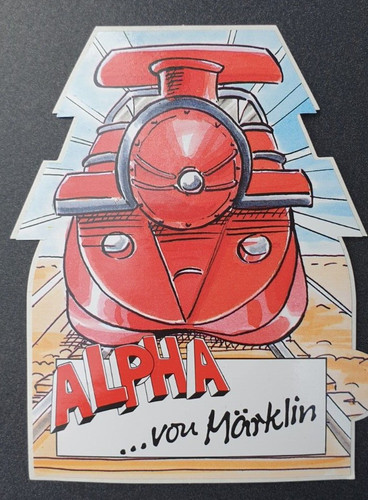 Aufkleber alpha von - ...,