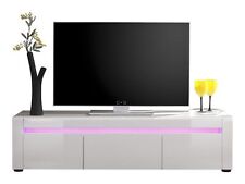 trendteam 1323-852-01 TV-Schrank Lotus Lowboard weiß 136 x 35 x 40 cm Z71