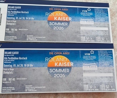Roland kaiser tickets rostock - kaiser,