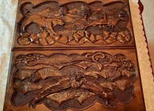 Backgammon-Spiel, Massivholz