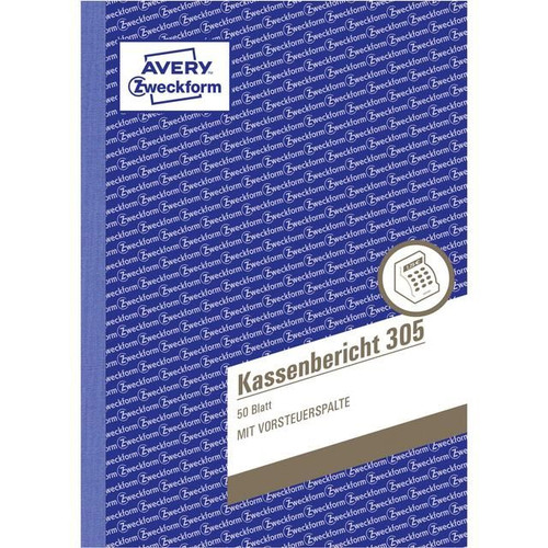 Avery zweckform kassenbericht - avery,