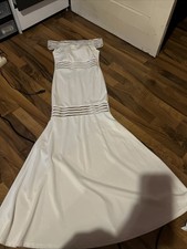 Weißes Abendkleid