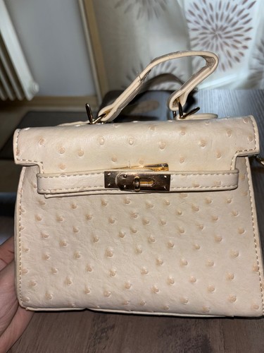 Mini handtasche cremeweiß - handtasche,