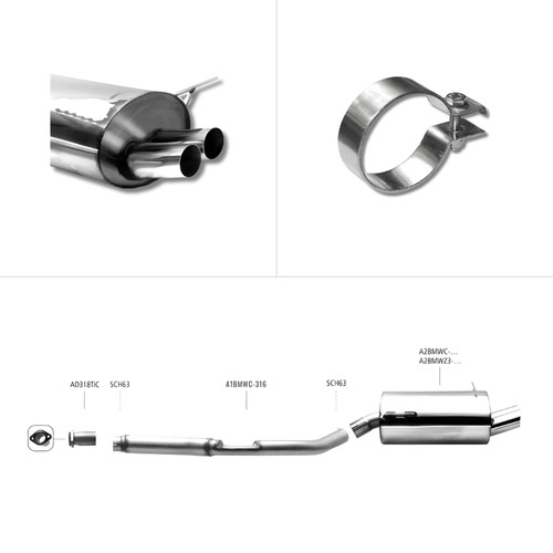 Bastuck komplettanlage bmw - -,