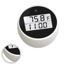Digitale Zeitschaltuhr batteriebetrieben Thermometer Nachtnutzung leicht ablesba