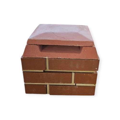 Schornsteinabdeckung 36x36 rot - schornsteinabdeckung,