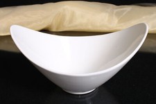 Schale oval Porzellan weiss