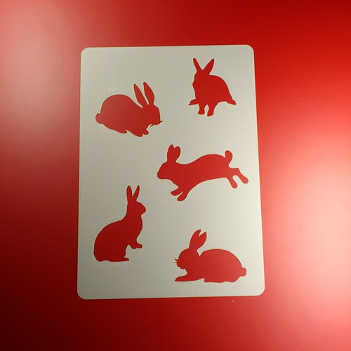 Schablone hase häschen 5 - schablone,