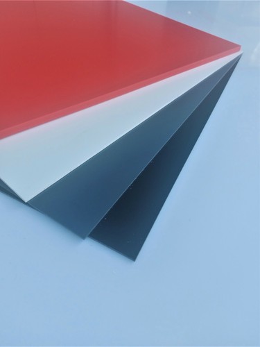 Hart pvc platte zuschnitt - platte, rot