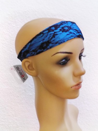 Haarband blau schwarz - /, /