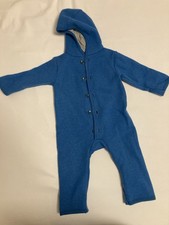 Wollwalk-Overall, disana, Blau, Gr 74/80, 100%Bio-Wolle