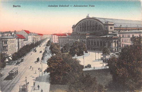 860872 anhalter bahnhof - ak,