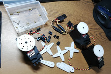 wNeu 3x HITEC HS-805BB Servo 30mm +Servohebelset +Servo Y-Kabel JR Stecker -186-