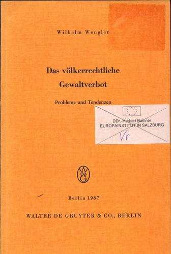 Das völkerrechtliche