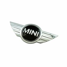 Für BMW Heckklappe chrom MINI Emblem Abzeichen Logo Zeichen OEM 51147026186